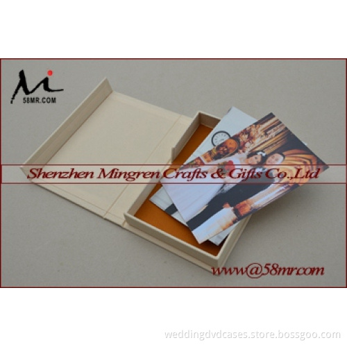 Wedding Linen Paper Photo Storage Packaging Box